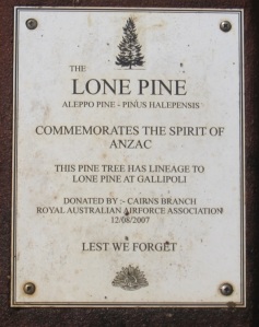 Recent view of the Plaque