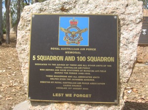 RAAF Plaque of No 5 Squadron and No 100 Squadron.